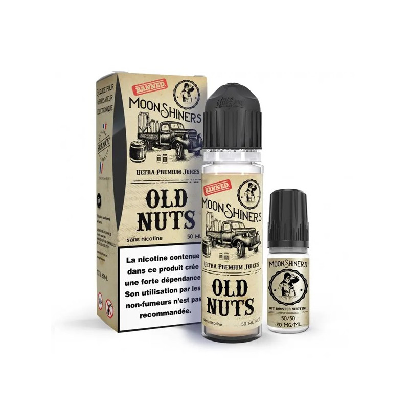 Kit Easy2Shake Old Nuts - Moonshiners  50ml Le French Liquide