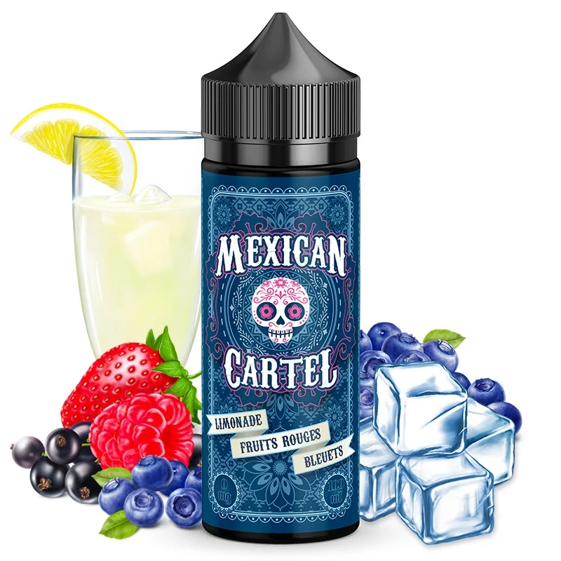 Mexican Cartel - Limonade fruits rouges bleuets 100ml 0mg
