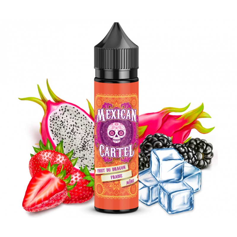 Fruit du dragon mûre fraise 50ml 0mg