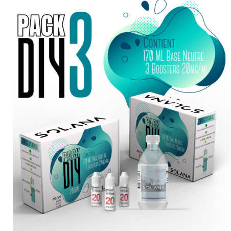 Pack Diy 200ml 50/50 Solana 3mg