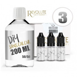  Pack 200 ml DIY 3 mg  en 50/50 Revolute